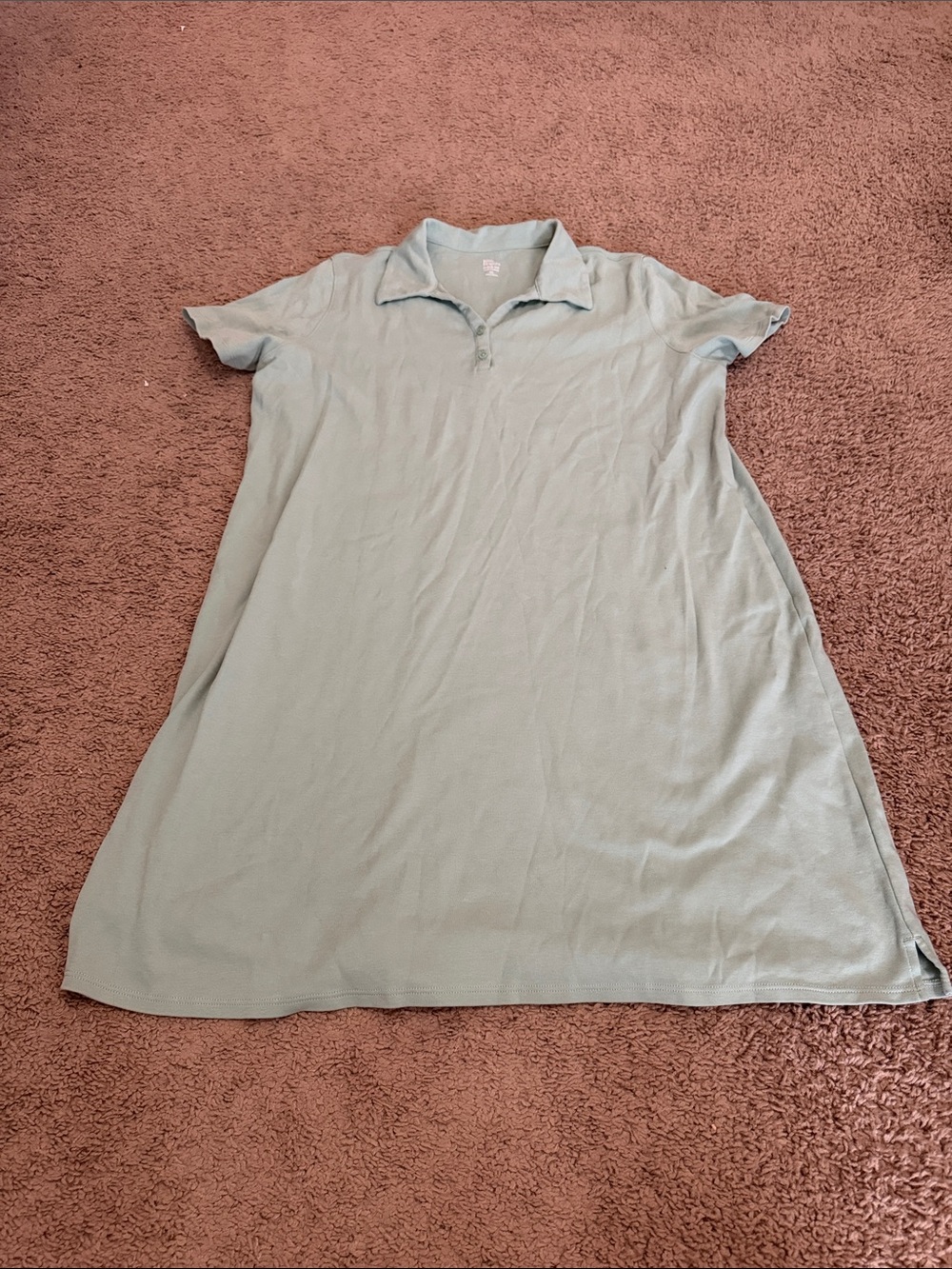 Light Sage Polo Dress